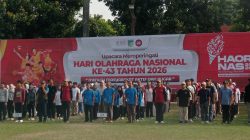 Sekda Pimpin Upacara Haornas 2026 di Pemkab Kediri, Ajak Masyarakat Aktif Berolahraga