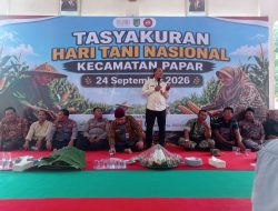 Hari Tani Nasional, Dispertabun dan Petani Papar Gelar Tasyakuran dengan 53 Tumpeng