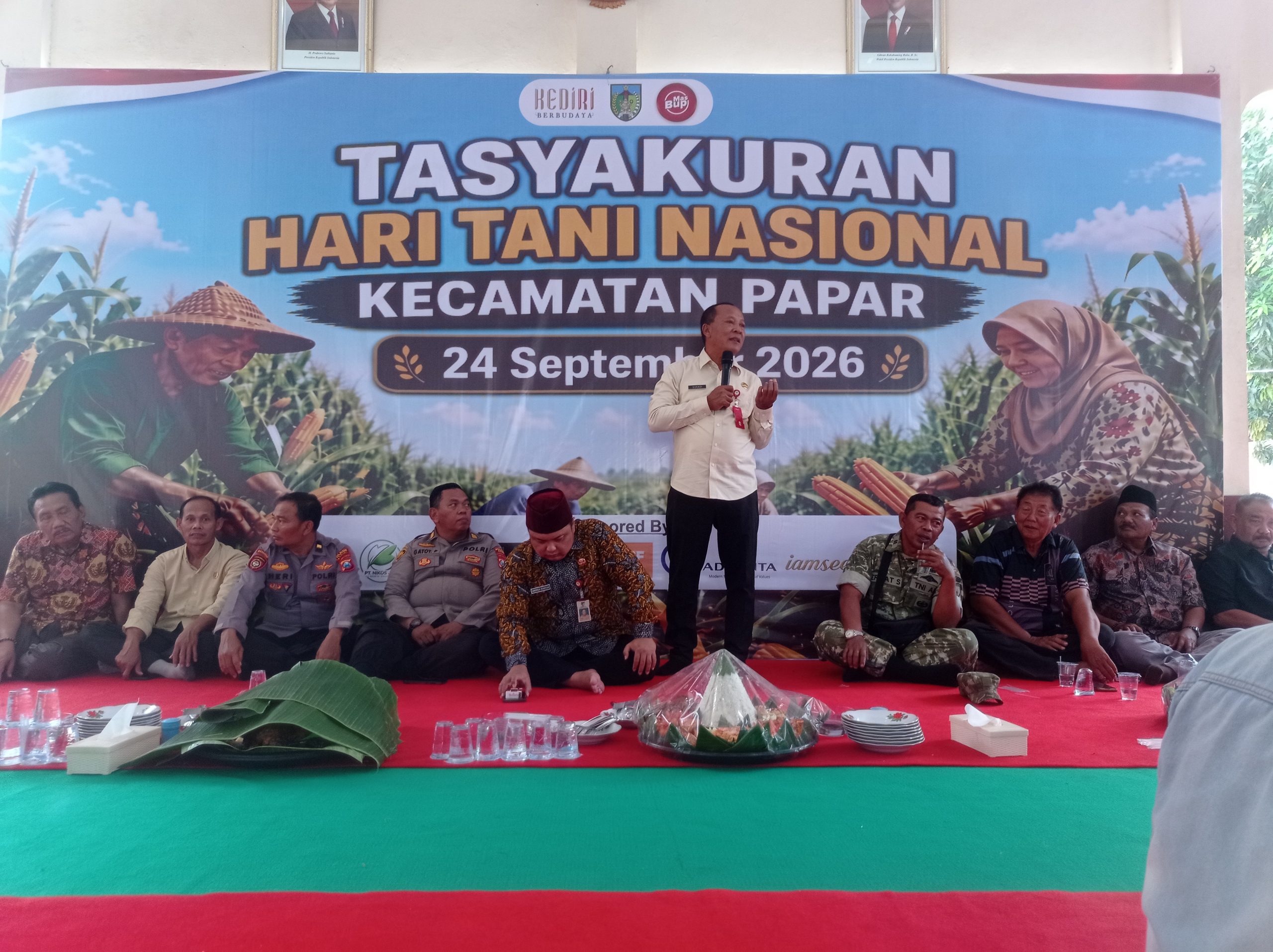 Hari Tani Nasional, Dispertabun dan Petani Papar Gelar Tasyakuran dengan 53 Tumpeng