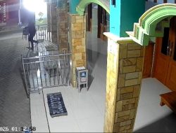 Tiga Kali Dibobol, Kotak Amal Masjid Ath-Thohiriyah Mangunsuman Ponorogo Kembali Digondol Maling