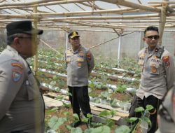 Kapolres Blitar Monitoring P2L di Wates, Dorong Pemanfaatan Lahan untuk Ketahanan Pangan