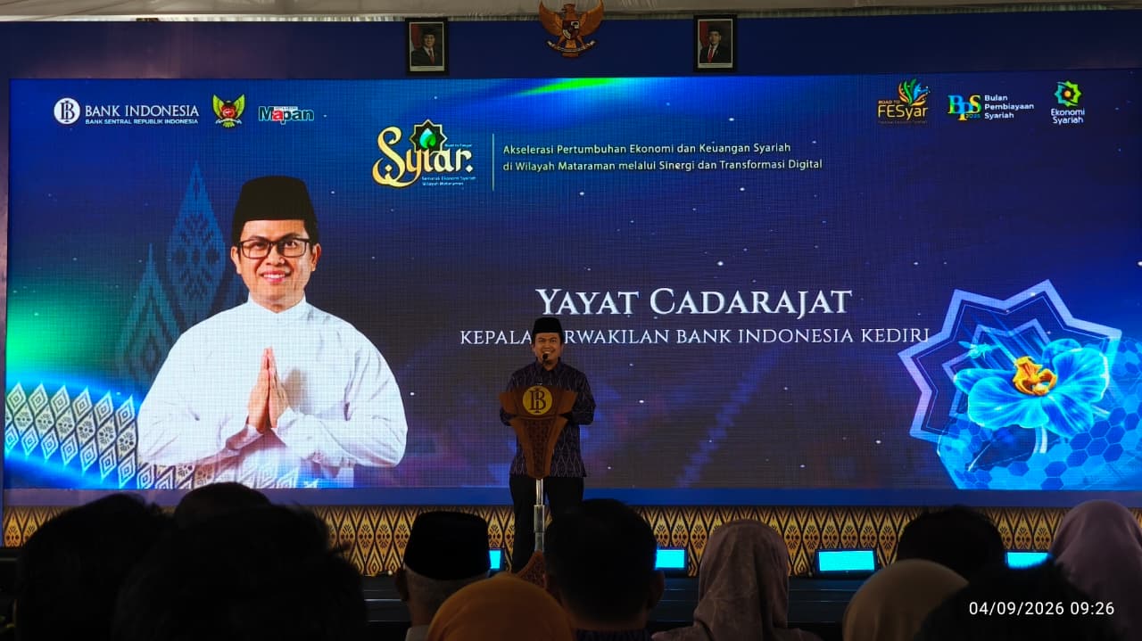 BI Kediri dan Pemkot Kediri Gelar SYIAR 2026, Percepat Ekonomi Syariah Mataraman Lewat Transformasi Digital