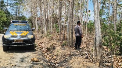 Cegah Karhutla, Polsek Binangun Intensifkan Patroli di Kawasan Perhutani