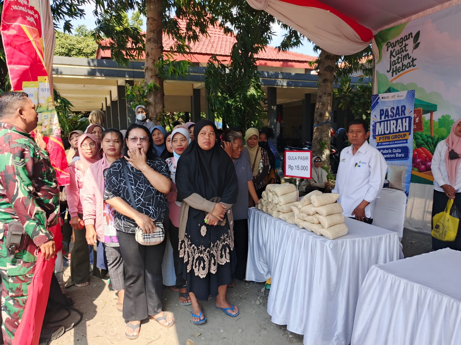 PG Pesantren Baru Ikut Pasar Murah, Bantu Tekan Harga Gula di Kediri
