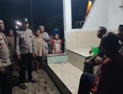 Patroli Pos Kamling, Polsek Selorejo Ajak Warga Bersama Jaga Kamtibmas