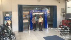 Patroli Objek Vital, Polsek Binangun Perketat Pengamanan Perbankan