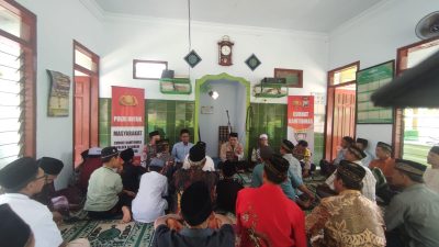 Jelang Pilkades, Polsek Selorejo Ajak Warga Jaga Kerukunan dan Kamtibmas