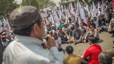 Hari Tani, Ratusan Petani Demo di Pemkab Blitar Tuntut Penyelesaian Konflik Agraria