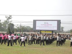HKGB ke-74, Polres Blitar dan Bhayangkari Gelar Olahraga Bersama hingga Lomba UMKM