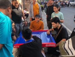Jemput Bola di CFD, ORADO Kota Kediri Kenalkan Domino 101 kepada Masyarakat