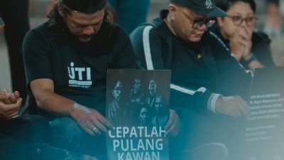 Jurnalis Malang Raya Gelar Doa Bersama untuk Lima Jurnalis yang Hilang Kontak di Anak Krakatau