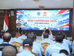 Munif Syarif Terpilih Jadi Ketua KONI Lamongan 2026–2030, Fokus Persiapan Porprov Jatim 2027