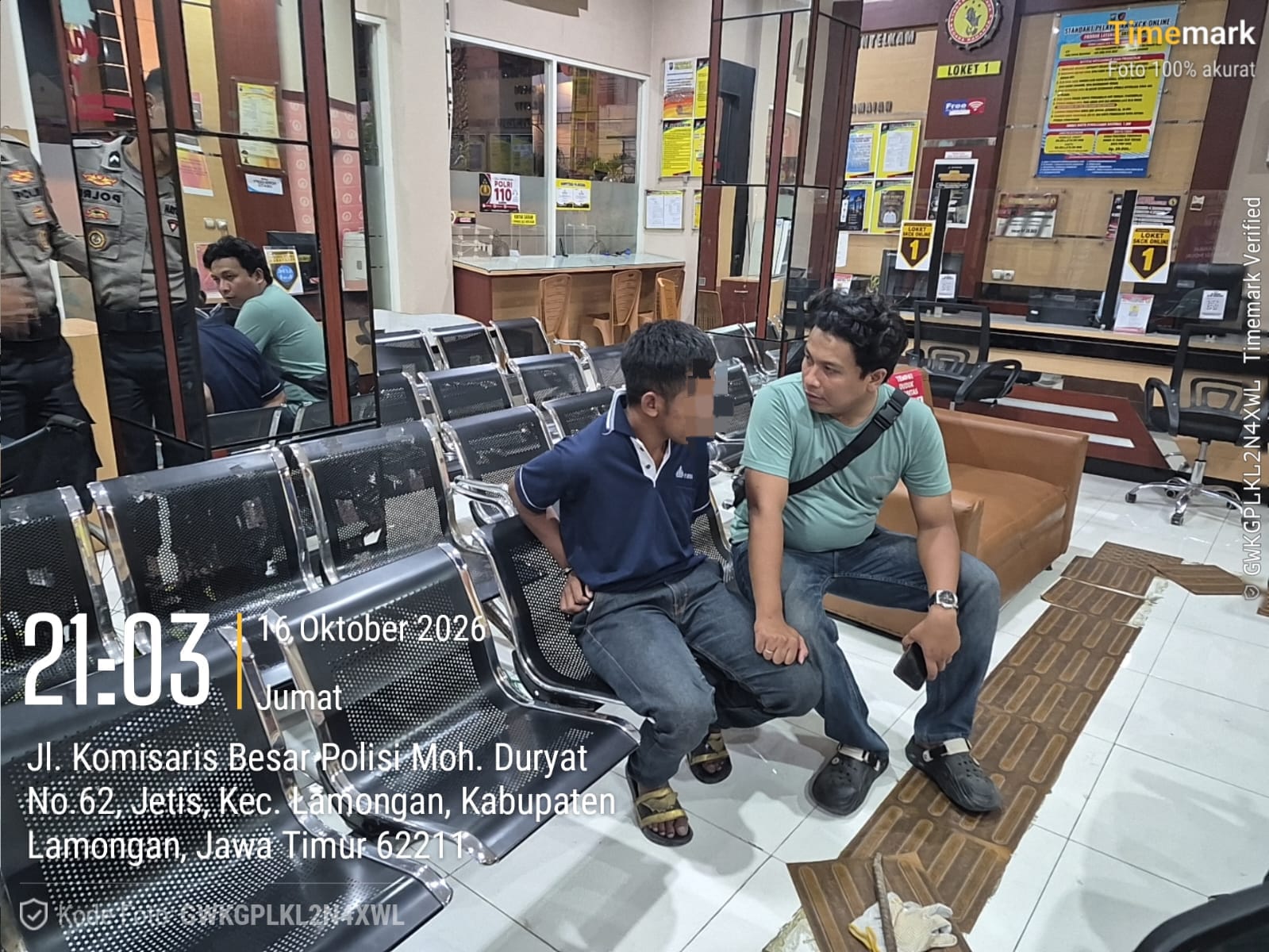 Penghuni Kos di Lamongan Diduga Dipukul Linggis Tiga Kali, Terduga Pelaku Diamankan