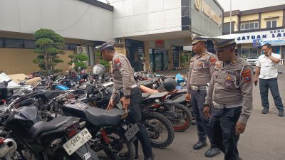 Polres Lamongan Sita 48 Motor Berknalpot Brong, Operasi Patuh Semeru Dimulai 26 Oktober