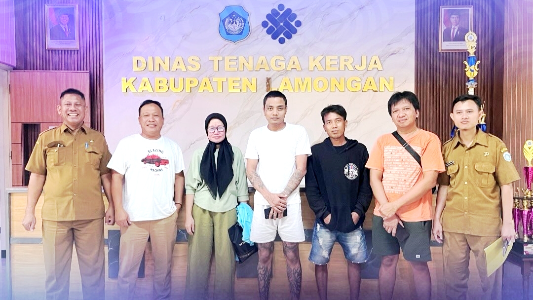 Disnaker Lamongan Bantu Pulangkan Dua PMI yang Dideportasi dari Malaysia