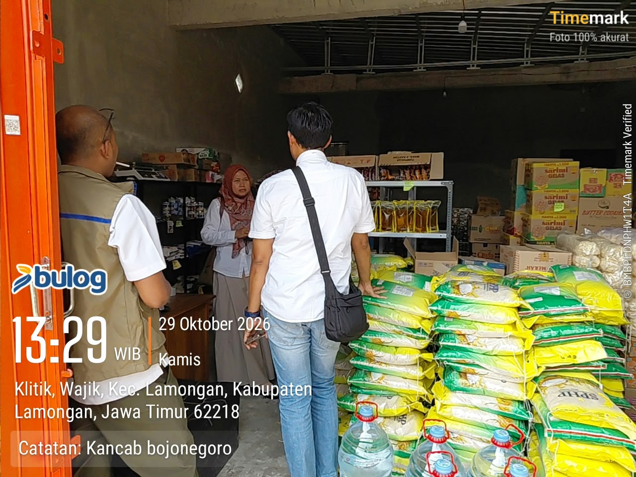 BULOG Perketat Pengawasan Beras SPHP di Lamongan, Cegah Penyalahgunaan Distribusi