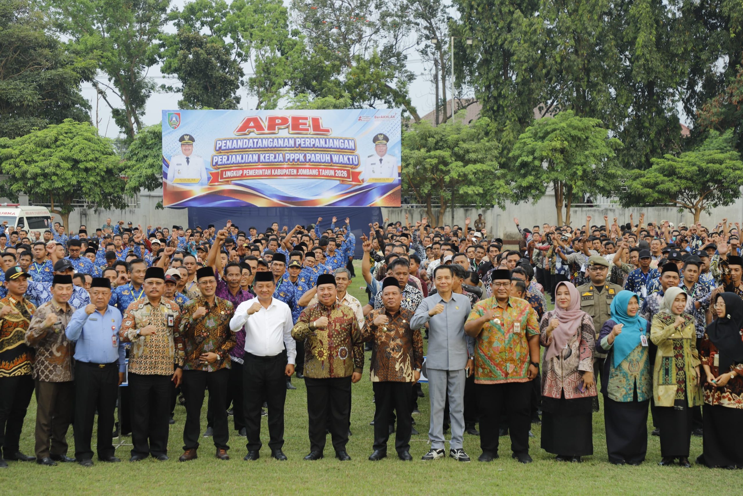 16 PPPK Paruh Waktu Jombang Pilih Mundur, 4.010 Lanjutkan Pengabdian