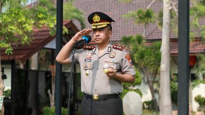 Pimpin Apel Perdana, Kapolres Jombang Tekankan Disiplin Jelang Kunjungan Kapolri