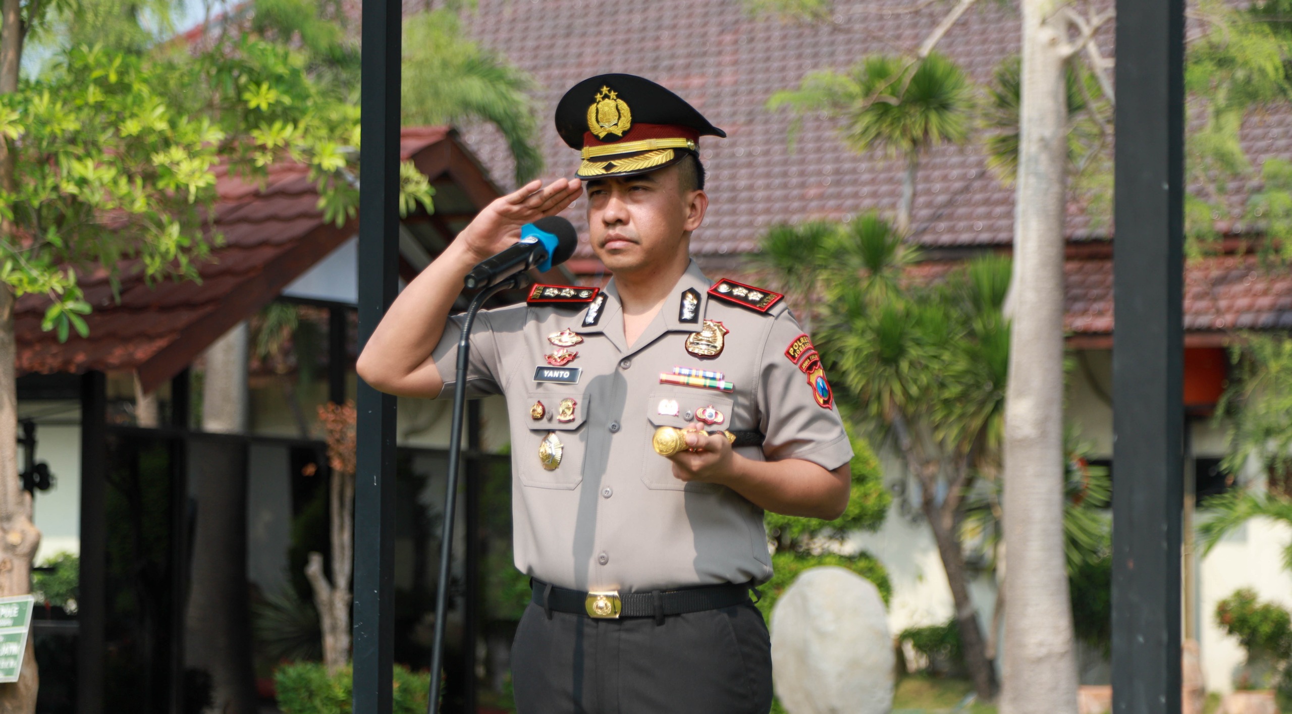 Pimpin Apel Perdana, Kapolres Jombang Tekankan Disiplin Jelang Kunjungan Kapolri