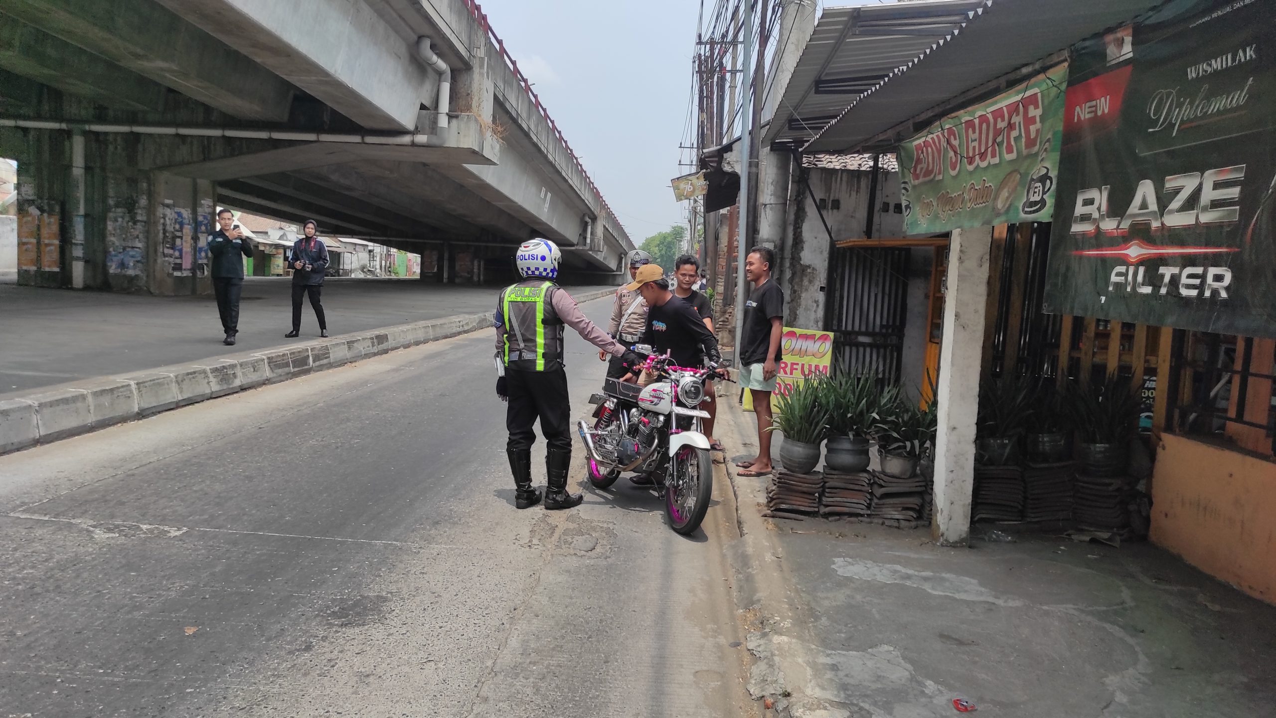 Sejam Operasi Patuh Semeru 2026 di Flyover Peterongan, 18 Pengendara di Jombang Ditilang