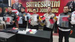 Polres Jombang Ungkap 14 Kasus Pencurian, 17 Tersangka Diamankan Termasuk 3 Residivis