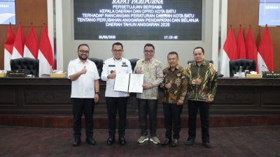 Wali Kota dan DPRD Batu Setujui Perubahan APBD 2026, Belanja Diarahkan ke Program Berdampak