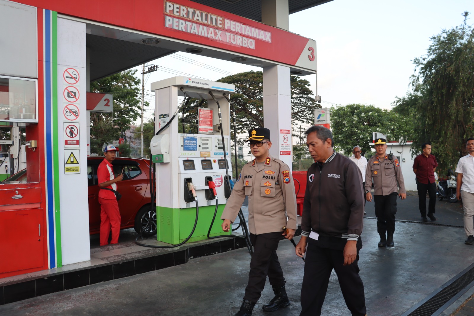 Kapolres Batu Pantau Stok BBM di 10 SPBU, Antisipasi Panic Buying