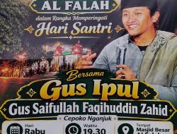 Gus Ipul Hadiri Pengajian Hari Santri di Masjid Al Falah Kediri, Ini Rute dan Informasi Parkir