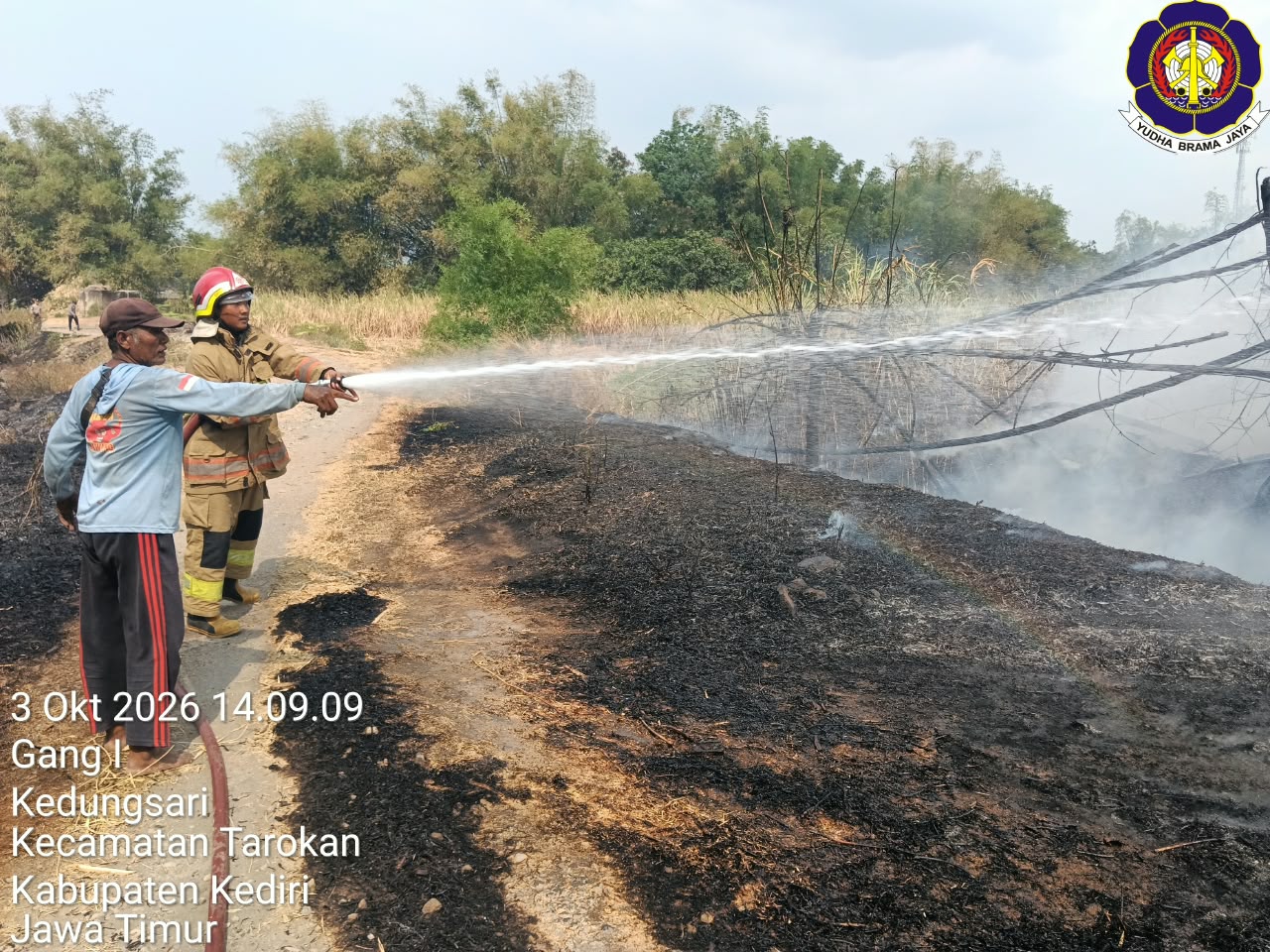 Sabtu Kelabu, Tujuh Kebakaran Terjadi di Kabupaten Kediri, Kerugian Capai Ratusan Juta