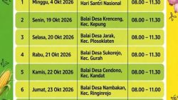 Pemkab Kediri Gelar Gerakan Pasar Murah di 10 Lokasi Selama Oktober 2026, Ini Jadwalnya