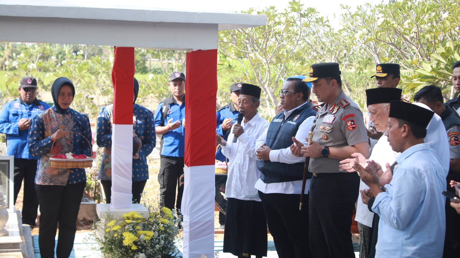 Kapolri Ziarah ke Makam Marsinah dan Kunjungi Museum, Polres Nganjuk Siagakan Ratusan Personel