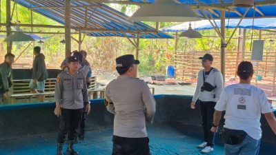 Respons Aduan 110, Polres Blitar Kota Cek Dugaan Arena Sabung Ayam di Srengat