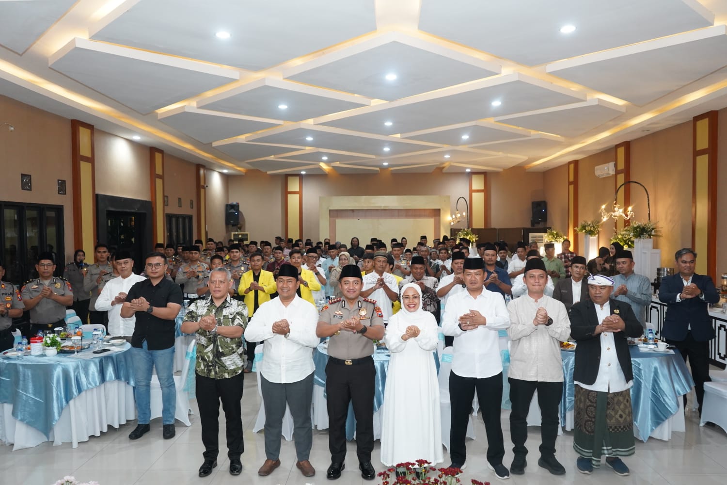 Peringati Dua Tahun Prabowo-Gibran, Polres Kediri Gelar Doa Lintas Agama untuk Persatuan Bangsa