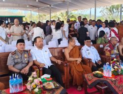Peresmian Candi Puthuk Ayem di Blitar Dihadiri 1.000 Umat Buddha, Polisi Pastikan Acara Kondusif