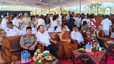 Peresmian Candi Puthuk Ayem di Blitar Dihadiri 1.000 Umat Buddha, Polisi Pastikan Acara Kondusif