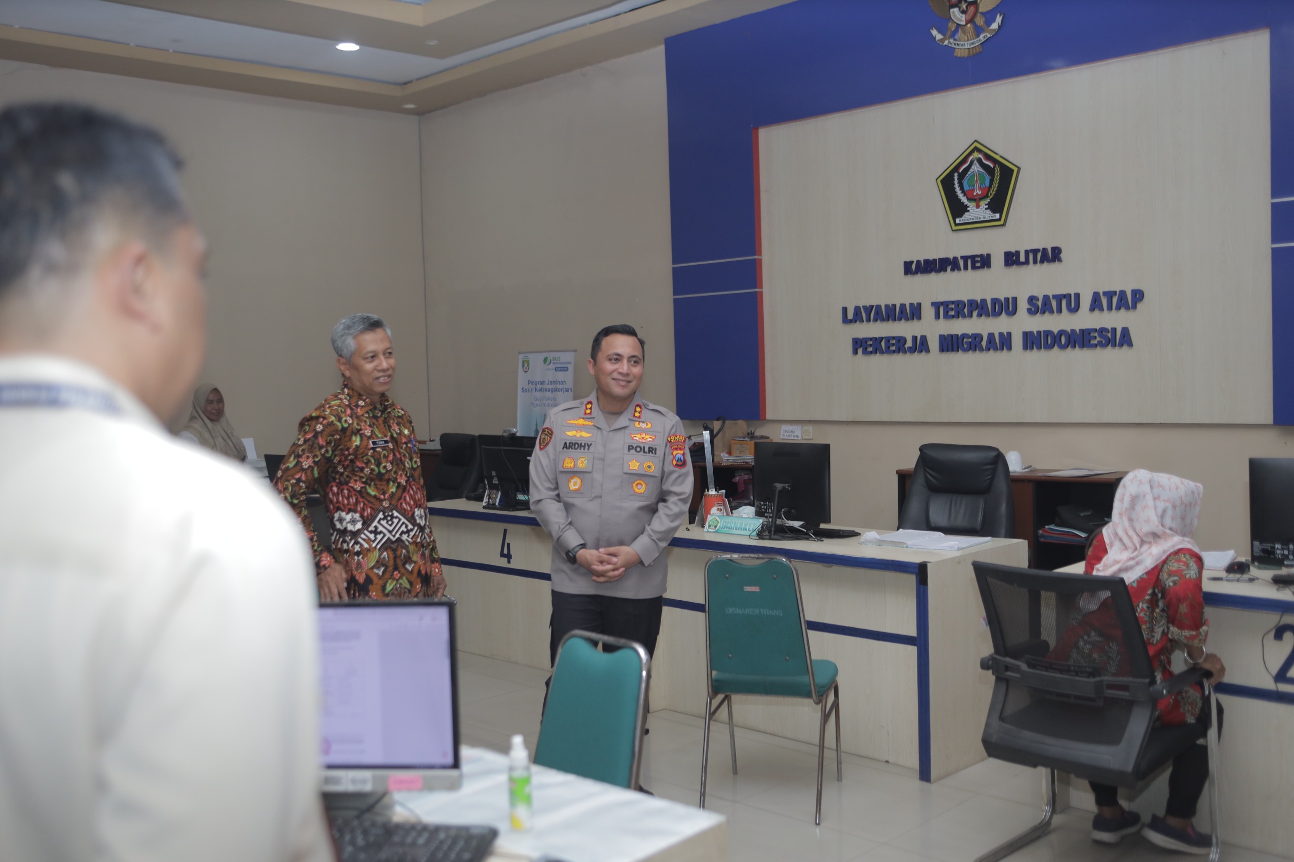 Polres Blitar Perkuat Koordinasi dengan Disnaker, Dorong Perlindungan Hak Pekerja