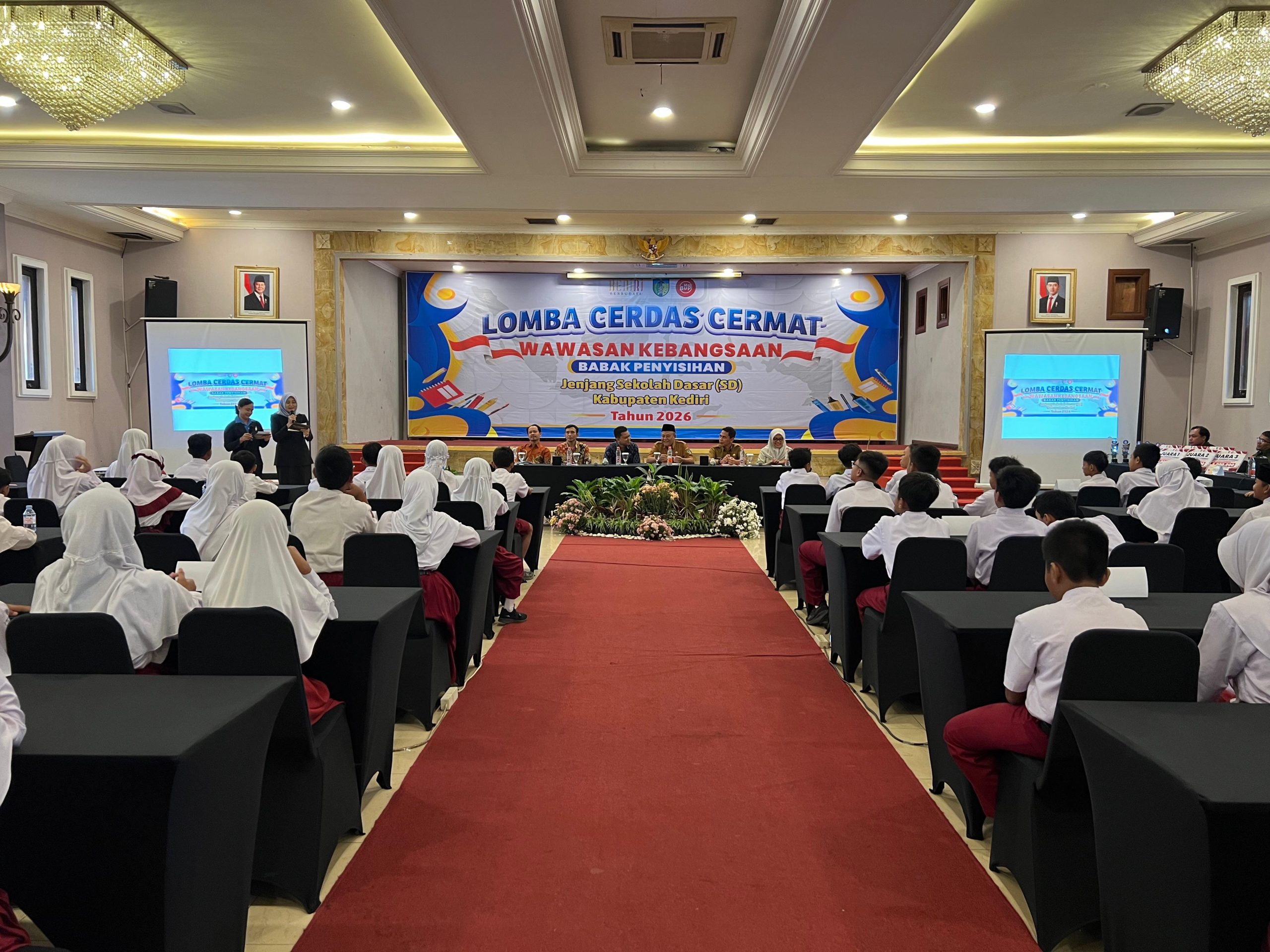 Disdik Kabupaten Kediri Gelar Lomba Cerdas Cermat Wawasan Kebangsaan, Diikuti 26 Regu SD