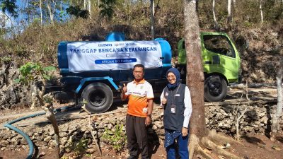 YBM BRILiaN BRI Pacitan Distribusikan 35 Ribu Liter Air Bersih untuk Warga Terdampak Kekeringan
