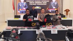 Polres Ponorogo Ungkap 11 Kasus Kejahatan, 9 di Antaranya Curanmor
