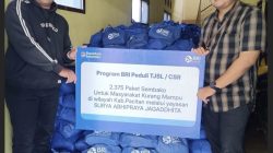 BRI Pacitan dan Yayasan Surya Abhipraya Jagaddhita Bagikan 2.375 Paket Sembako untuk Warga Kurang Mampu