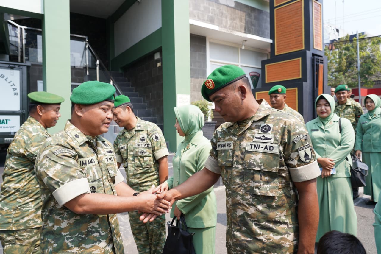 64 Personel Kodim 0808 Blitar Naik Pangkat, Didorong Tingkatkan Profesionalisme dan Pengabdian
