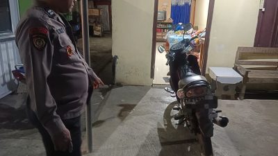 Ditinggal Mandi, Motor Supra di Teras Rumah Warga Sutojayan Blitar Dicuri