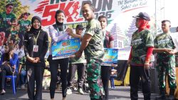 Semarak HUT ke-81 TNI, Koramil Kanigoro Gelar Fun Run 5K Diikuti 400 Peserta