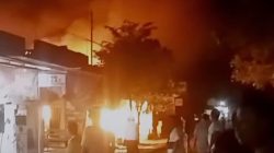 Toko Bangunan di Wonodadi Blitar Terbakar, Kerugian Ditaksir Capai Rp 100 Juta