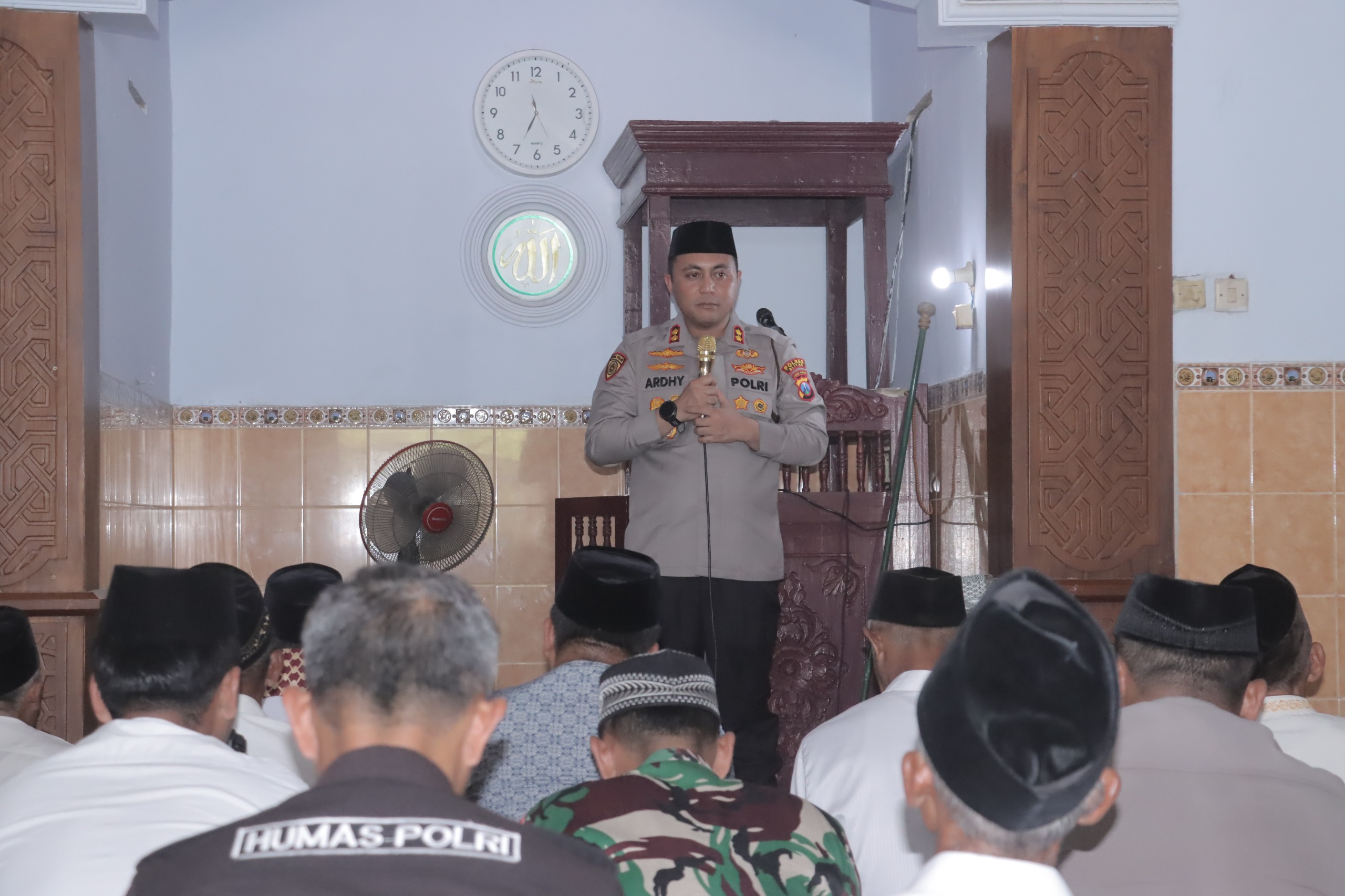 Jumat Keliling, Kapolres Blitar Ajak Jamaah Berperan Jaga Kamtibmas