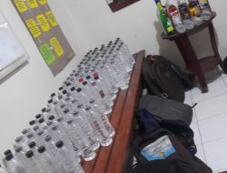 Operasi Cipta Kondisi, Polsek Doko Blitar Sita 107 Botol Arak dan Miras Berbagai Merek