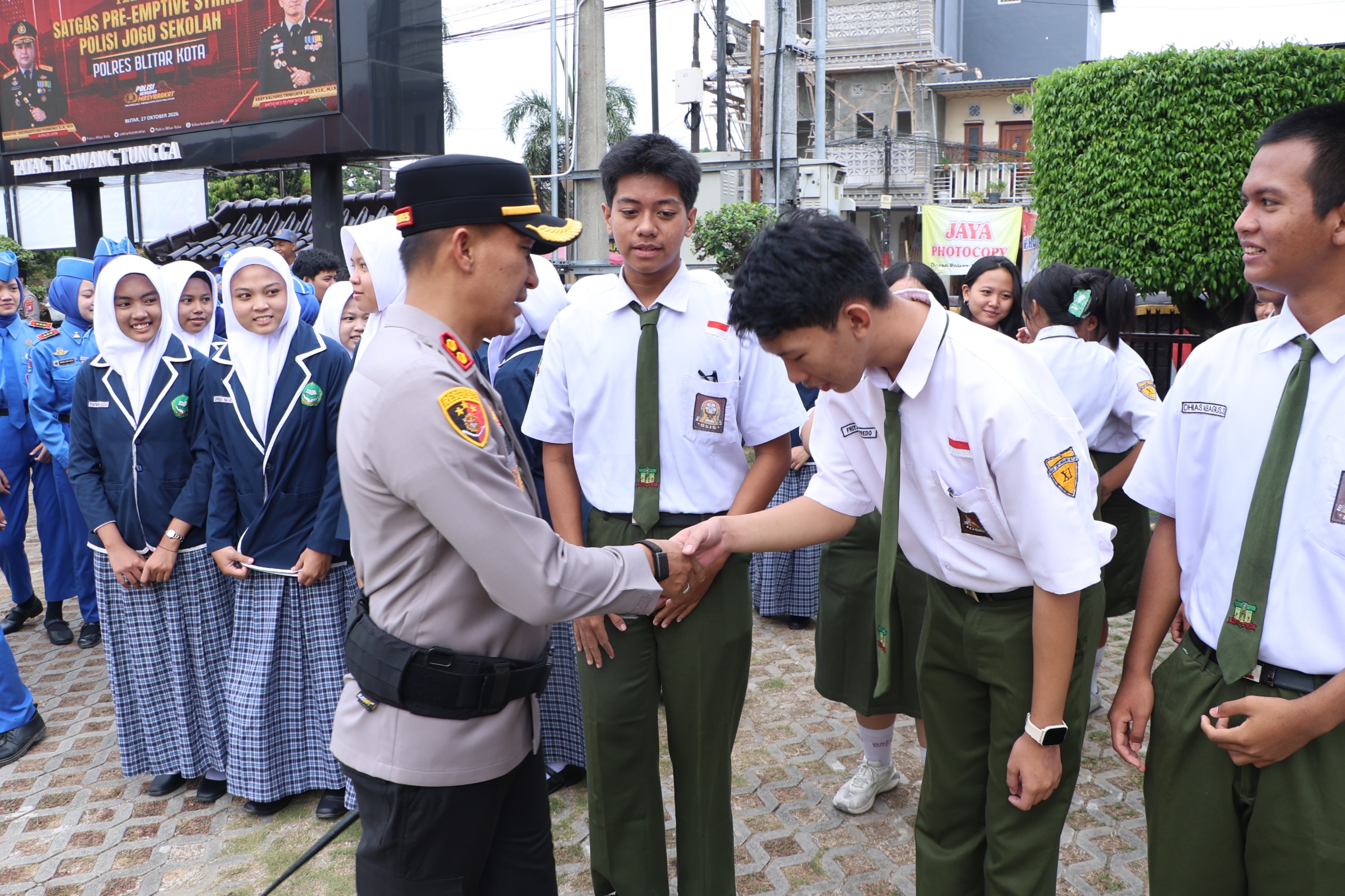 Cegah Bullying hingga Judi Online, Polres Blitar Kota Bentuk Satgas Polisi Jogo Sekolah