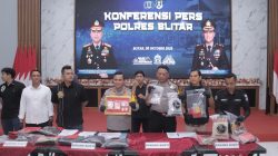 Polres Blitar Bongkar 5 Kasus Narkoba dan Okerbaya, 8 Tersangka Ditangkap