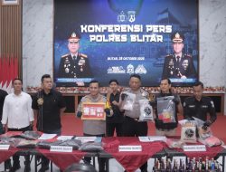 Polres Blitar Bongkar 5 Kasus Narkoba dan Okerbaya, 8 Tersangka Ditangkap